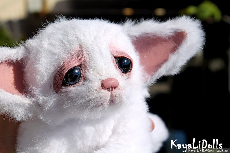 Не котенок, не щенок — Игрушки в смешанной технике (мех и глина): Арт