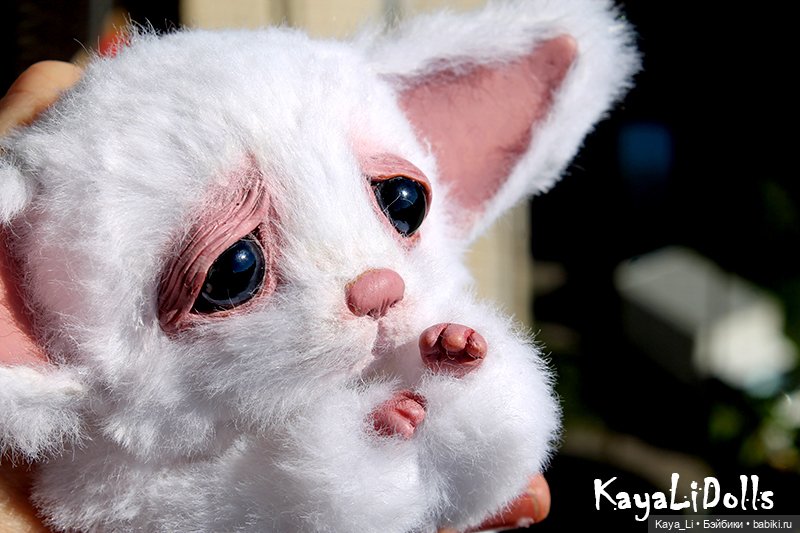 Не котенок, не щенок — Игрушки в смешанной технике (мех и глина): Арт