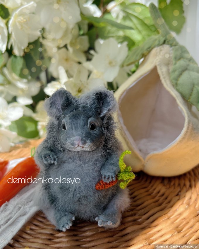 Миниатюрная шиншилла Лола 🐹🤍 (фото 4)