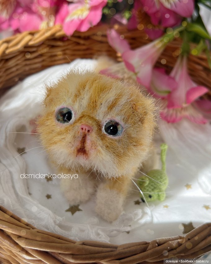 Вязаный котёнок Тилли 🧡✨ — Вязаные игрушки и амигуруми: крючком (фото 5)