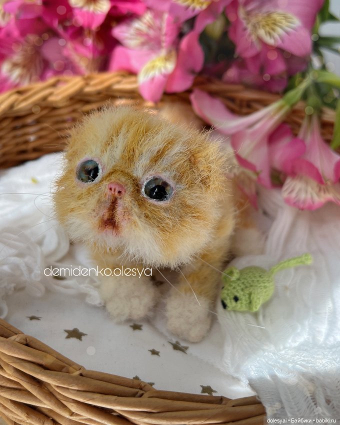 Вязаный котёнок Тилли 🧡✨ — Вязаные игрушки и амигуруми: крючком (фото 4)