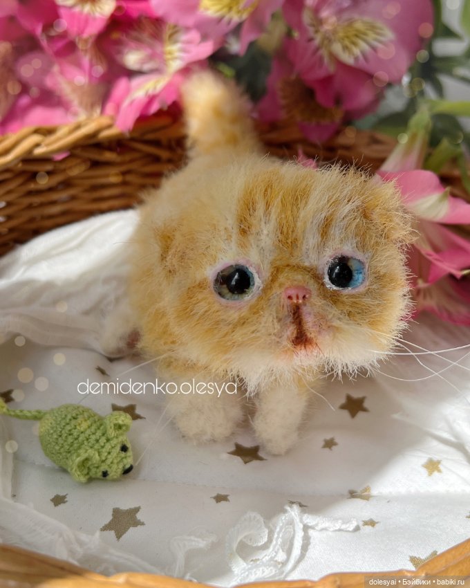 Вязаный котёнок Тилли 🧡✨ — Вязаные игрушки и амигуруми: крючком (фото 2)