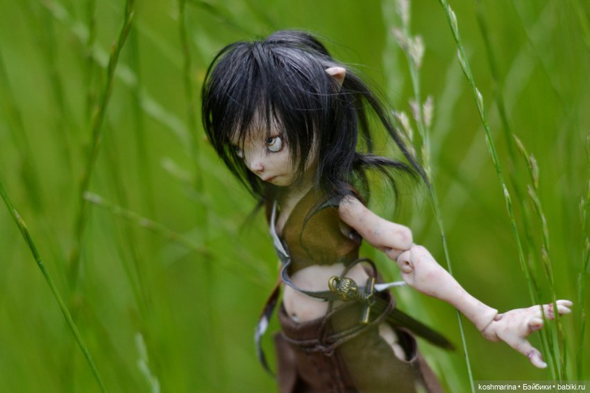Опасная девочка Крапива — Авторские куклы BJD (БЖД) у нас дома: фото