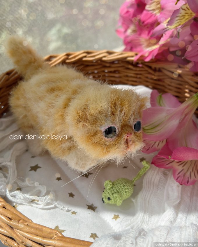Вязаный котёнок Тилли 🧡✨ — Вязаные игрушки и амигуруми: крючком