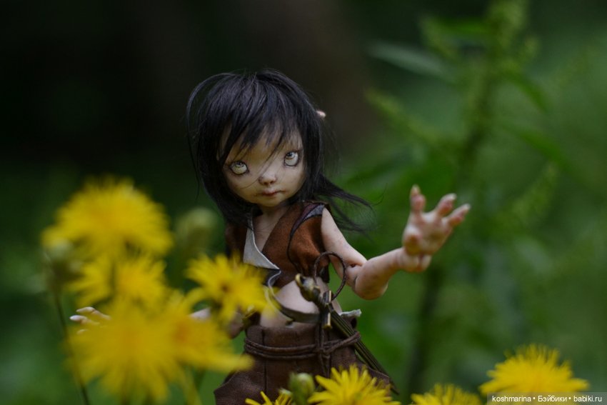 Опасная девочка Крапива — Авторские куклы BJD (БЖД) у нас дома: фото