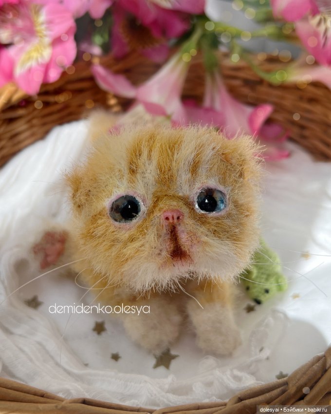 Вязаный котёнок Тилли 🧡✨ — Вязаные игрушки и амигуруми: крючком (фото 6)