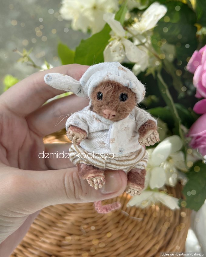 Миниатюрный мышонок полёвка Муко 🐭 (фото 3)