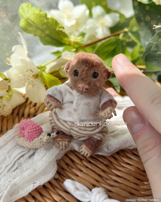 Миниатюрный мышонок полёвка Муко 🐭 (фото 4)