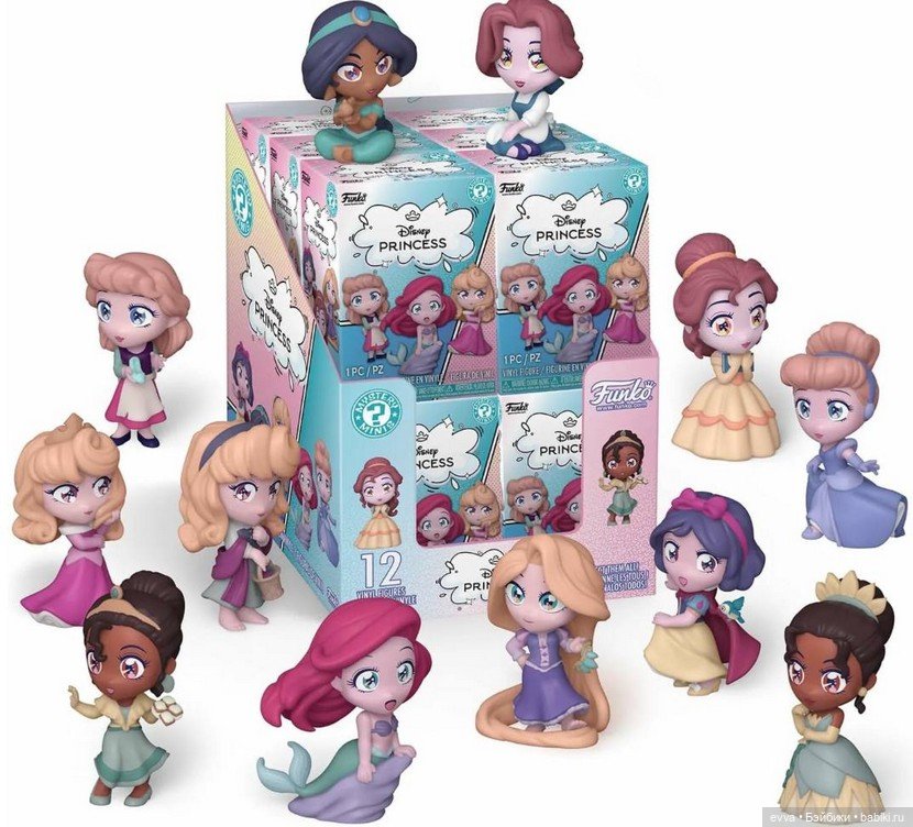 Диснеевские принцессы в стиле манга: Очаровательные новинки Funko Mystery Minis