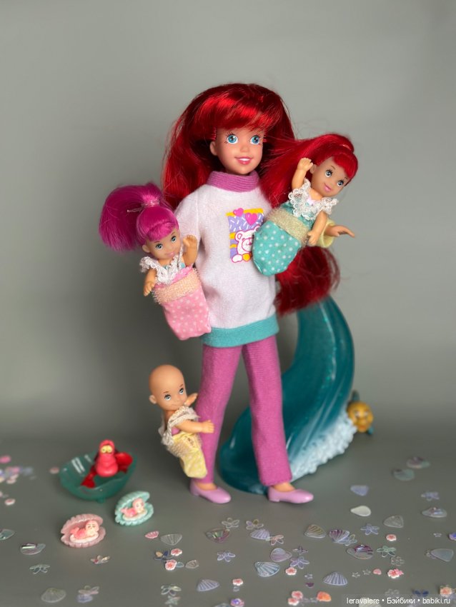 Ариэль бебиситтер — Куклы Disney Animators и Принцессы Диснея: Disney Store