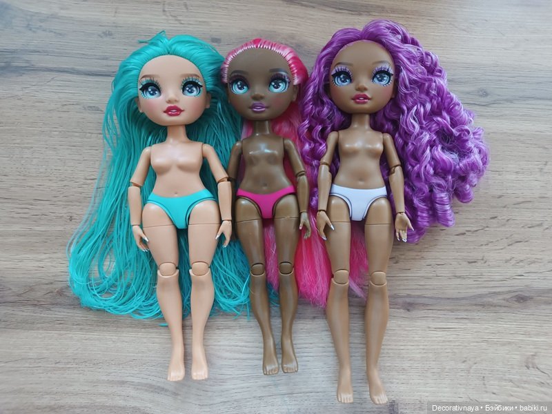 Rainbow High: Lilac Lane tall doll+Blu Brooks petit doll+Daria Roselyn Fashion Doll (фото 3)