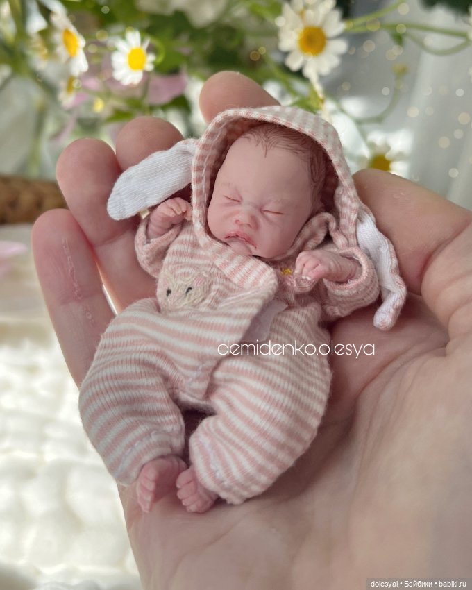 Миниатюрная кукла младенец Таисия, Миниреборн (фото 2)