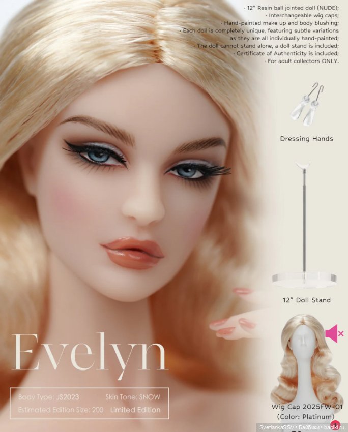 Шарнирная кукла Jamieshow/MUSES DOLL (фото 3)