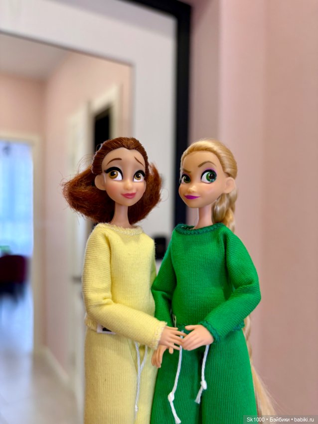 Пижамная пятница 💚 💛 — Куклы Disney Animators и Принцессы Диснея: Disney Store (фото 3)