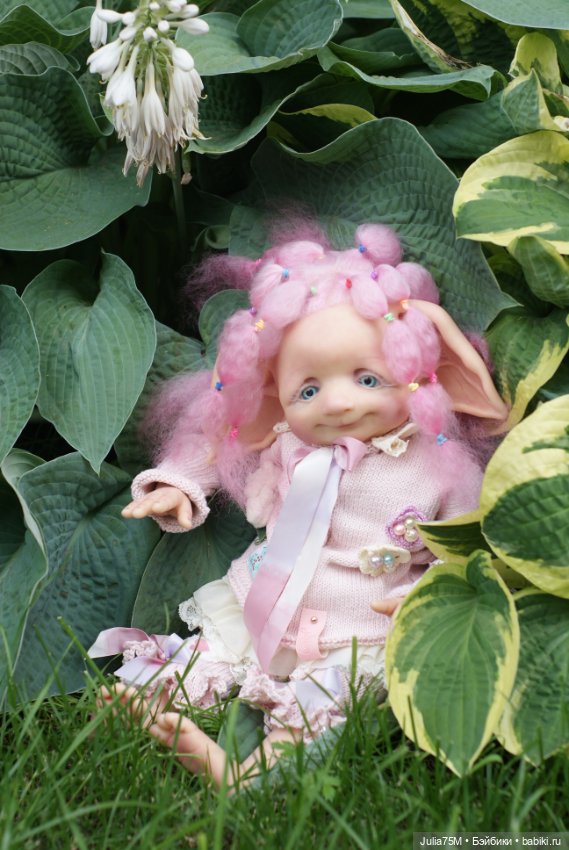 Эльф колокольчик Bluebell от Viviane Aleluia куклы реборн Юлии Москалевой