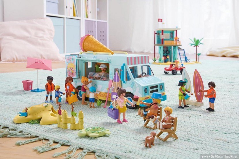 Фургончик с мороженым и серф-шоп от Playmobil
