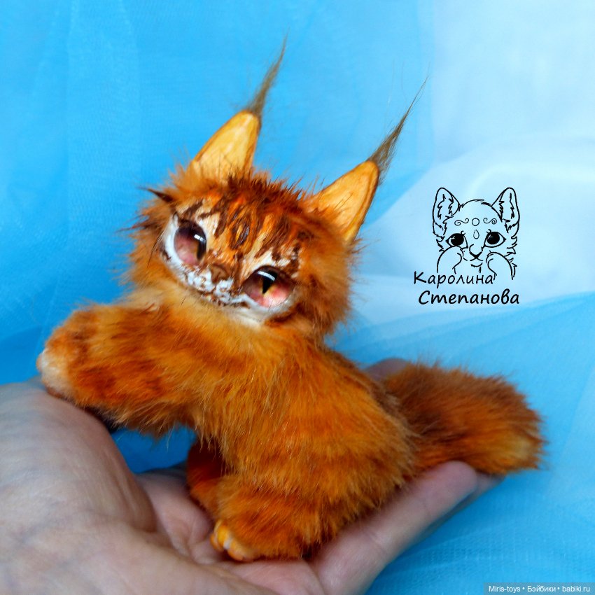 Котенок Мейн-куна. Рыженький