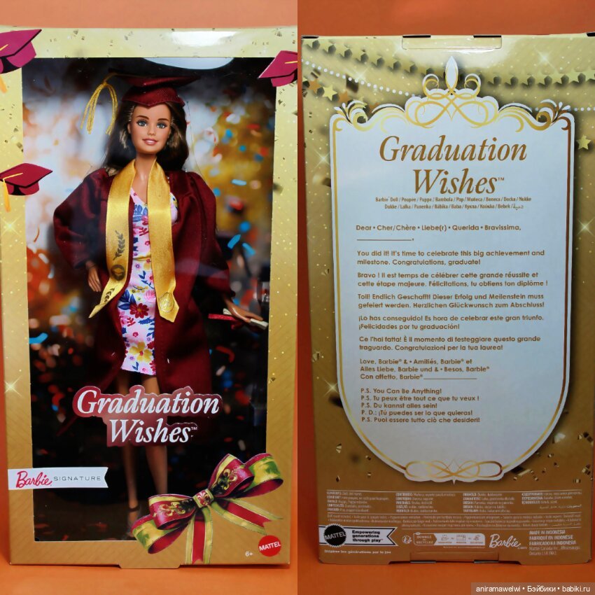 Барби - выпускница(Graduation Wishes) Приятная распаковка