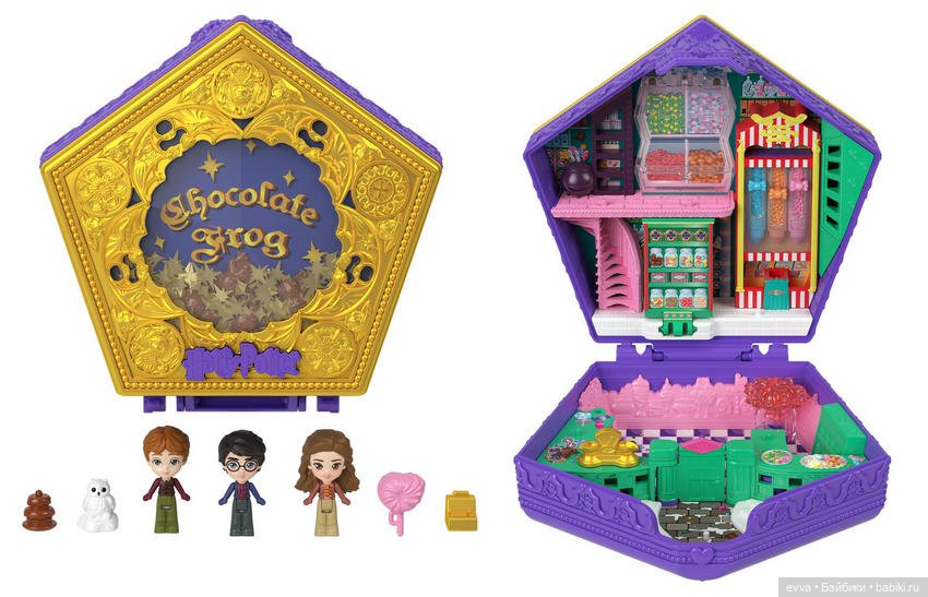 Polly Pocket x Harry Potter Honeydukes Chocolate Frog