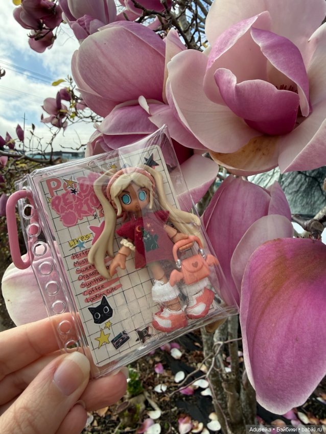 Poppy 🌸 на фоне магнолий — Фигурки Pop Mart (Поп Март): Blind Box