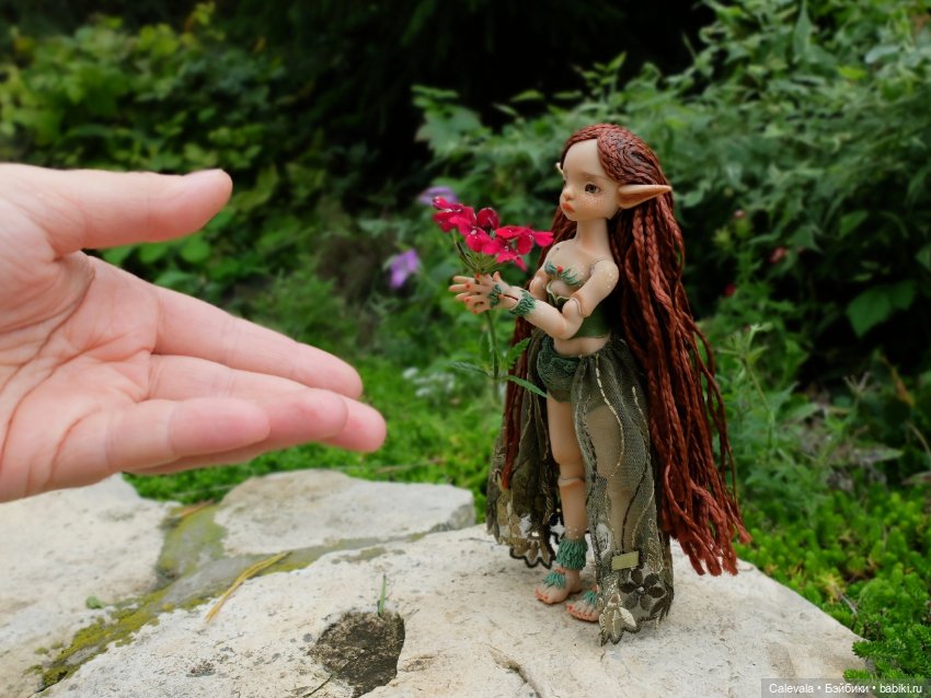 Дриада в саду — Авторские куклы BJD (БЖД) у нас дома: фото (фото 7)