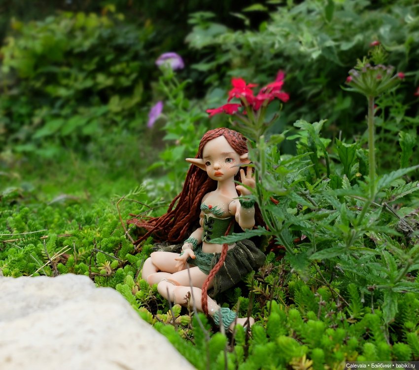 Дриада в саду — Авторские куклы BJD (БЖД) у нас дома: фото (фото 3)
