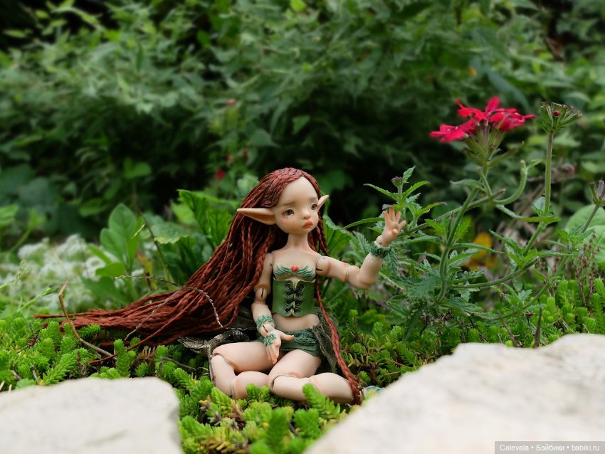 Дриада в саду — Авторские куклы BJD (БЖД) у нас дома: фото (фото 4)