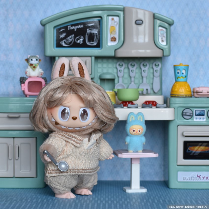 Лабуба кашеварит — Игрушки Labubu (Лабубу) и The Monsters: Pop Mart (фото 2)