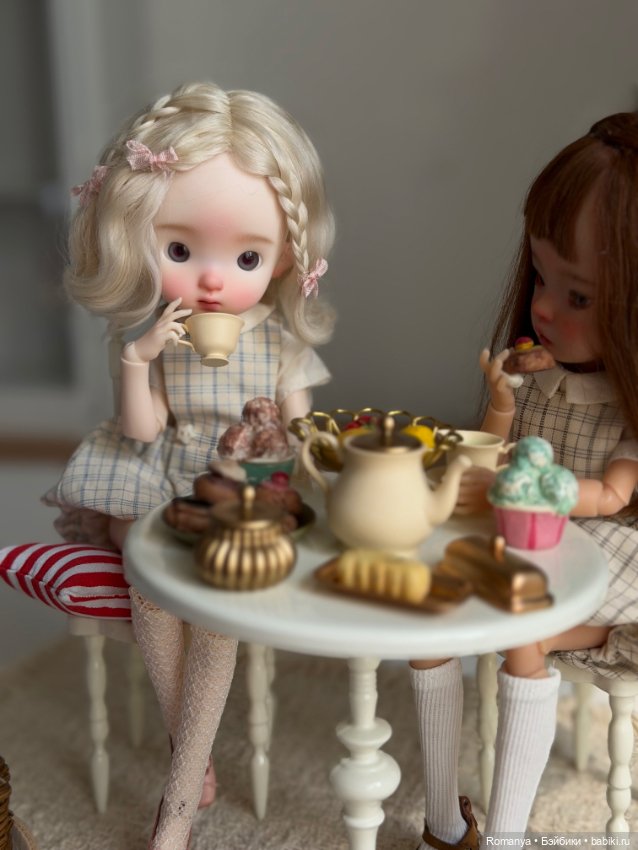 Little Tea Party 🧁 — Куклы Landoudou и Birdie: Дизайнерский винил (фото 9)