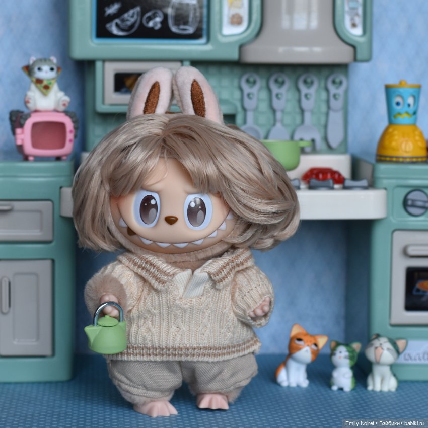 Лабуба кашеварит — Игрушки Labubu (Лабубу) и The Monsters: Pop Mart (фото 4)
