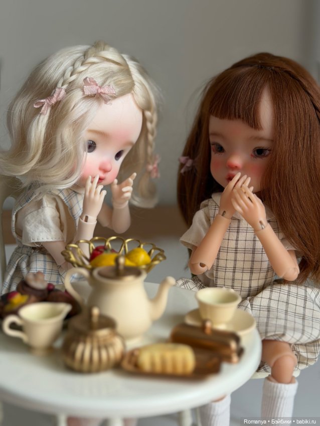 Little Tea Party 🧁 — Куклы Landoudou и Birdie: Дизайнерский винил (фото 4)