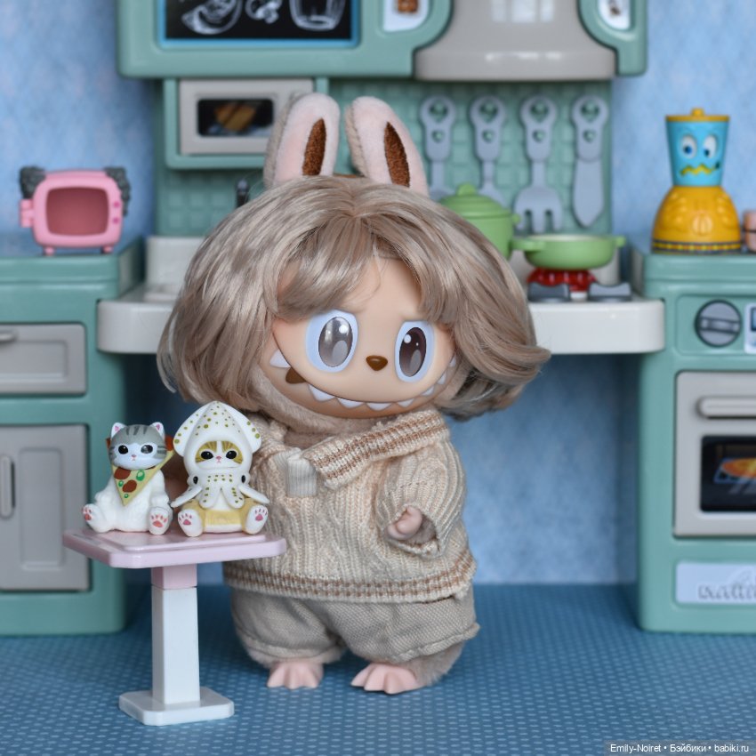 Лабуба кашеварит — Игрушки Labubu (Лабубу) и The Monsters: Pop Mart (фото 6)