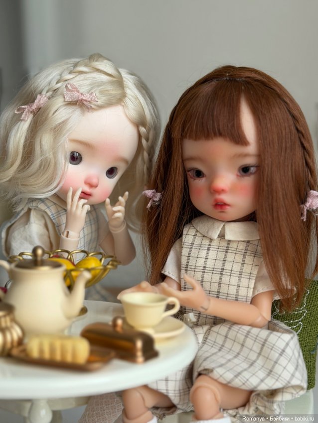 Little Tea Party 🧁 — Куклы Landoudou и Birdie: Дизайнерский винил (фото 3)
