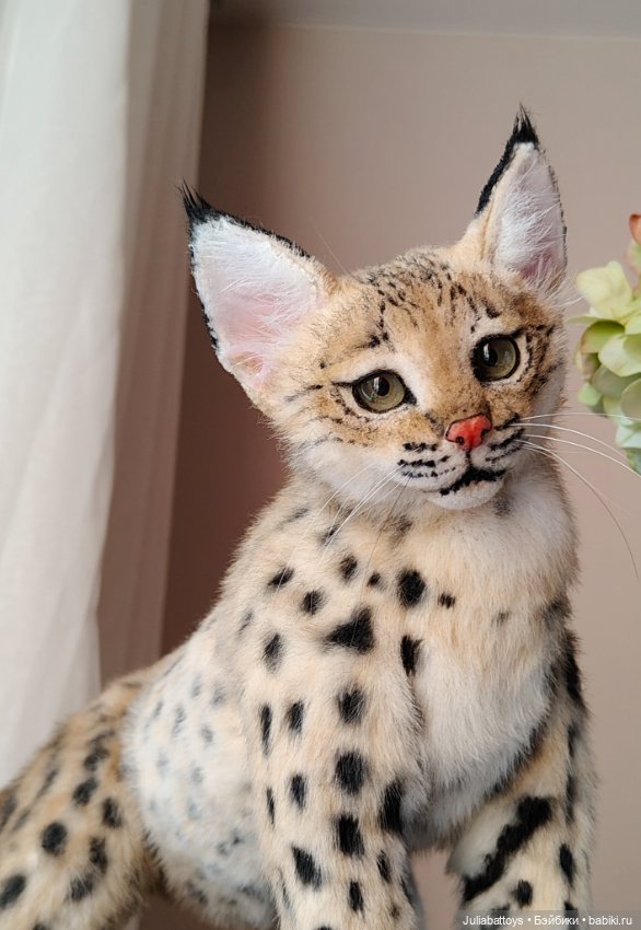 Котенок рыси. Реалистичная игрушка (фото 5)