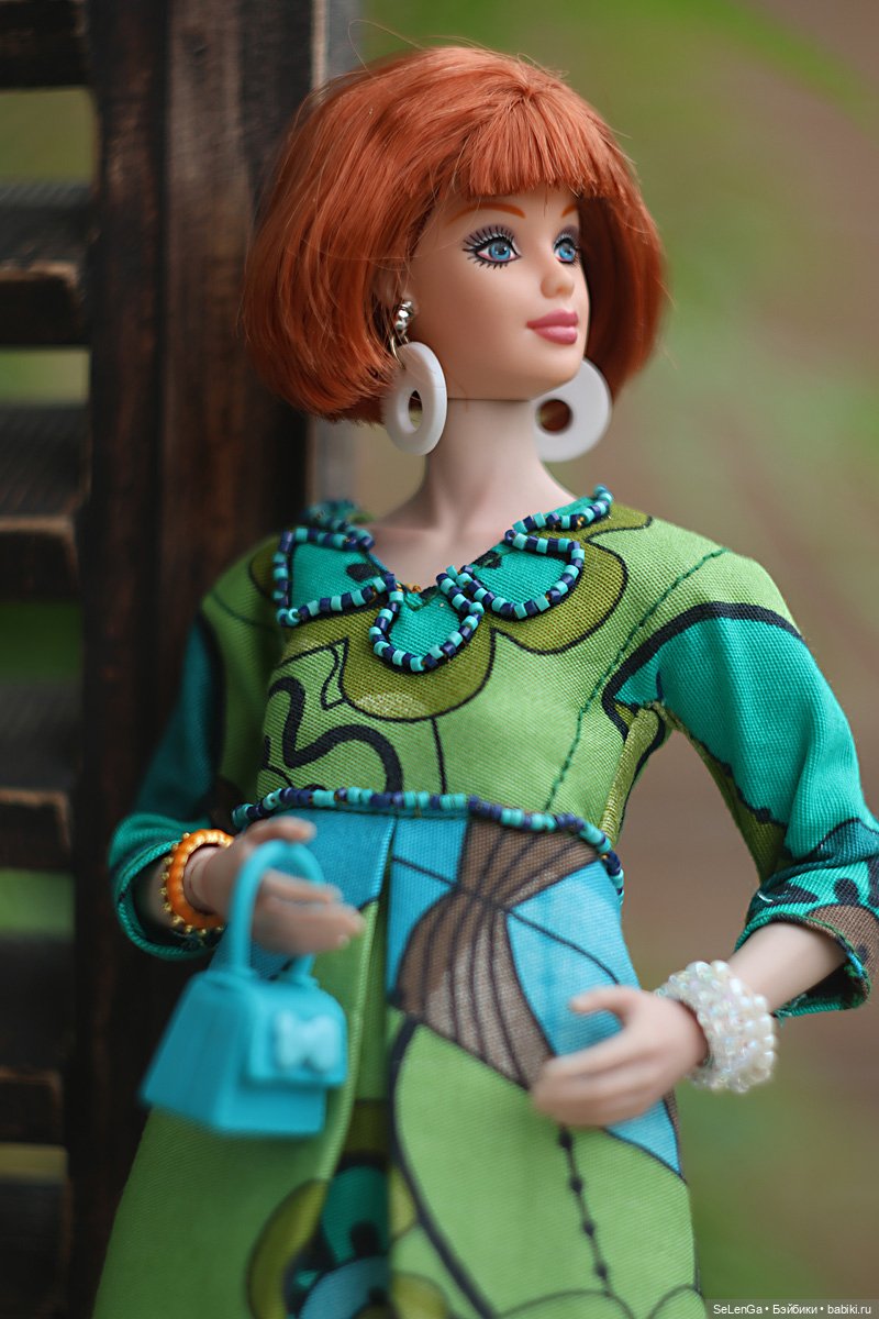 Барби в розовой шубке #Barbie Groovy 60-s