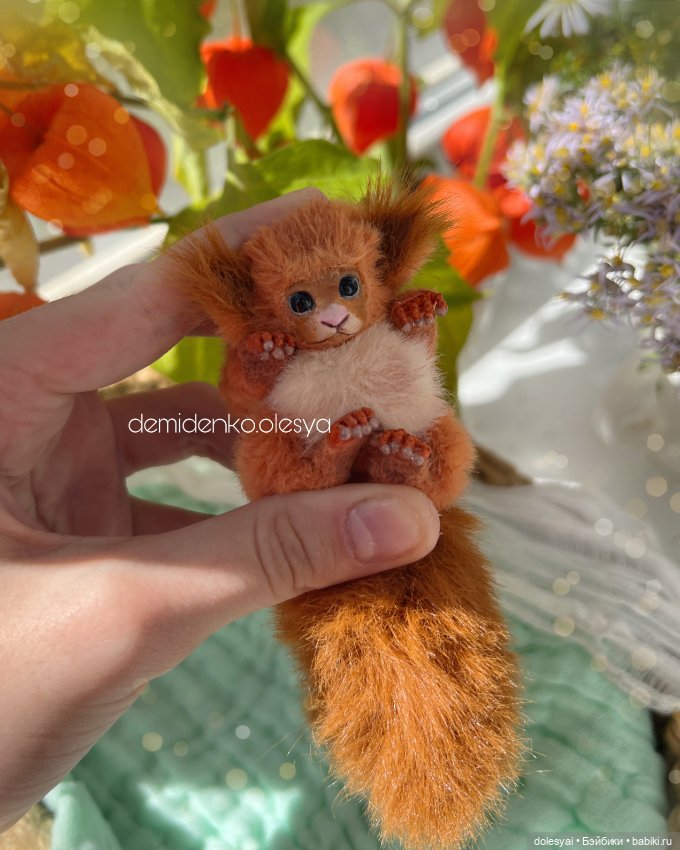 Тедди белочка Ева 💖🐿️ — Авторские мишки Тедди и друзья: фото (фото 5)