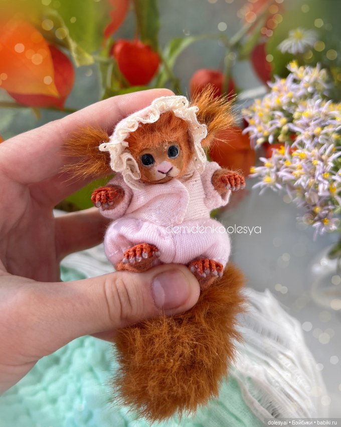 Тедди белочка Ева 💖🐿️ — Авторские мишки Тедди и друзья: фото (фото 3)