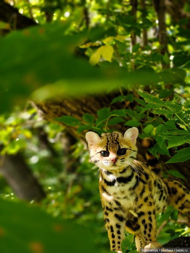 Коллекционная игрушка кот. Редкое животное маргай (фото 7)