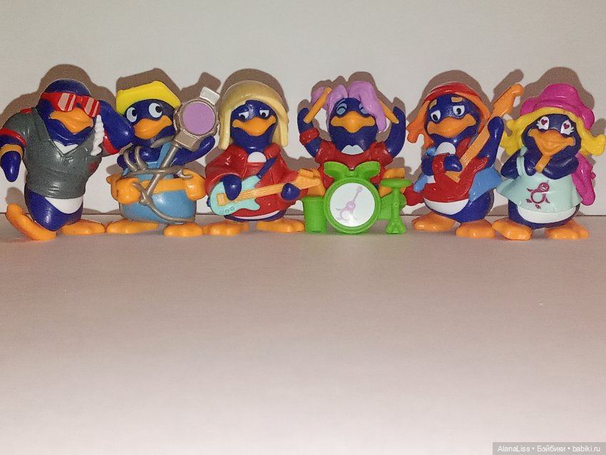 Пингвинчики — Фигурки Киндер Сюрприз (Kinder)