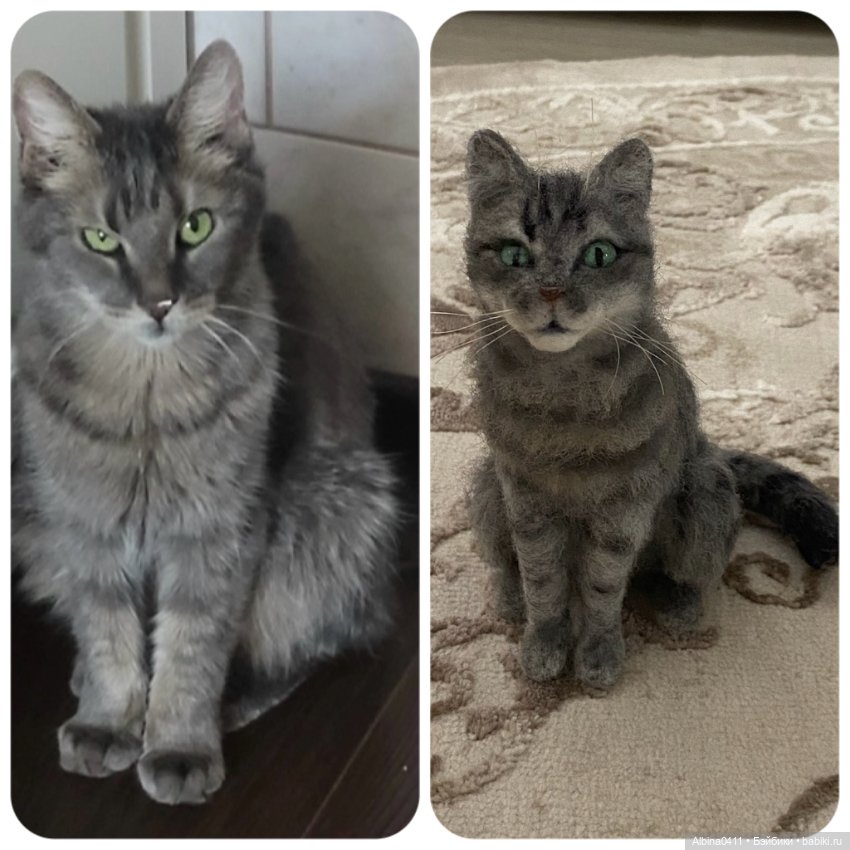 Котики-собачки:) — Валяные игрушки из шерсти: сухое валяние (фото 7)
