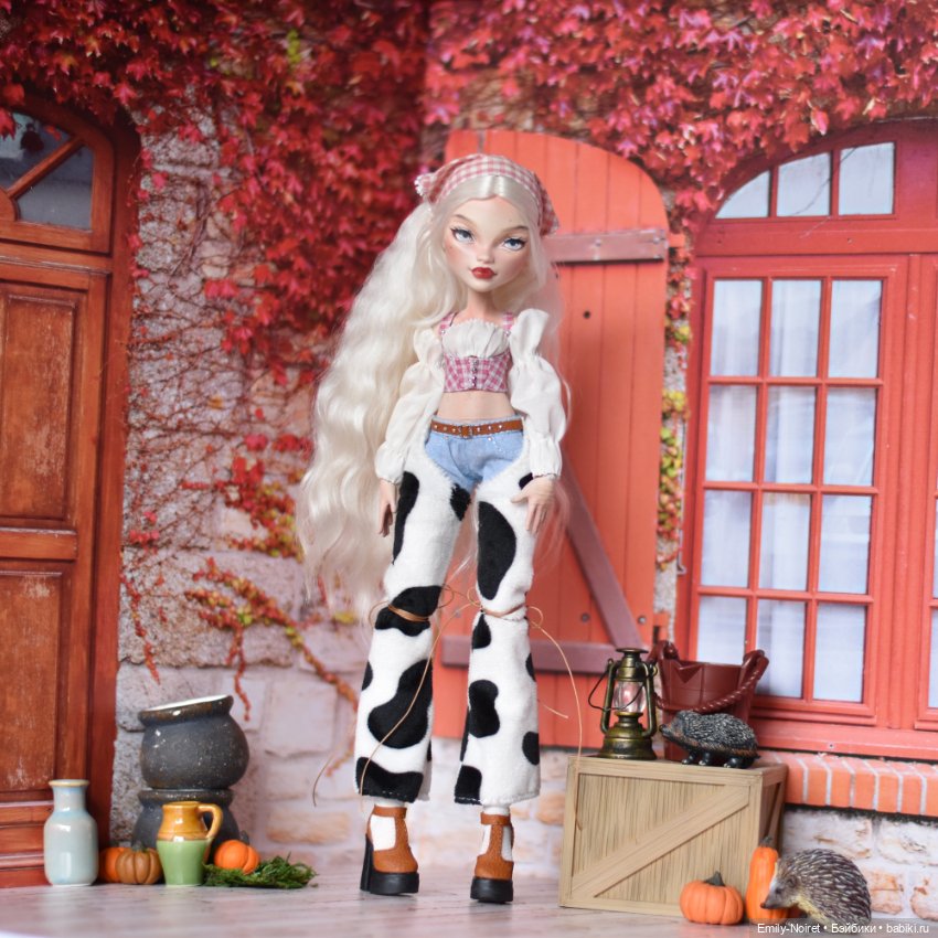 Дарси на ферме — ООАК Monster High и Ever After High: репейнт