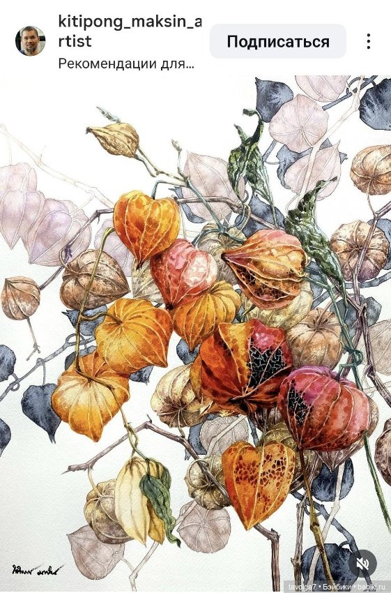 Soft-True Autumn - оттенки в физалисе