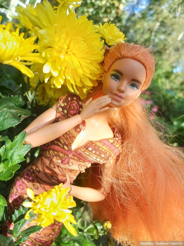 Рыжая лиса 🦊 и хризантемы 🌼 (фото 6)