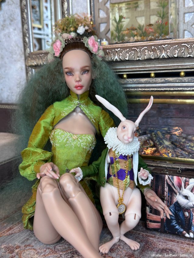 Алиса и кролик — Куклы Chimera Doll (Нина Куриленко): российские BJD (БЖД)