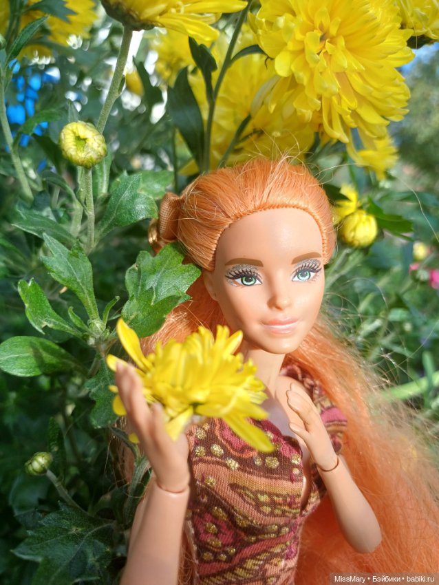 Рыжая лиса 🦊 и хризантемы 🌼 (фото 8)