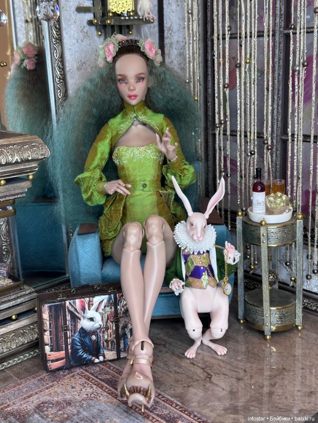 Алиса и кролик — Куклы Chimera Doll (Нина Куриленко): российские BJD (БЖД)