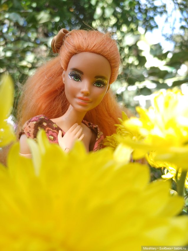 Рыжая лиса 🦊 и хризантемы 🌼 (фото 2)