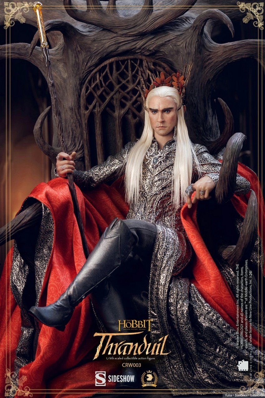 Король Трандуил на троне в масштабе 1/6 от Asmus Toys & Sideshow (фото 2)