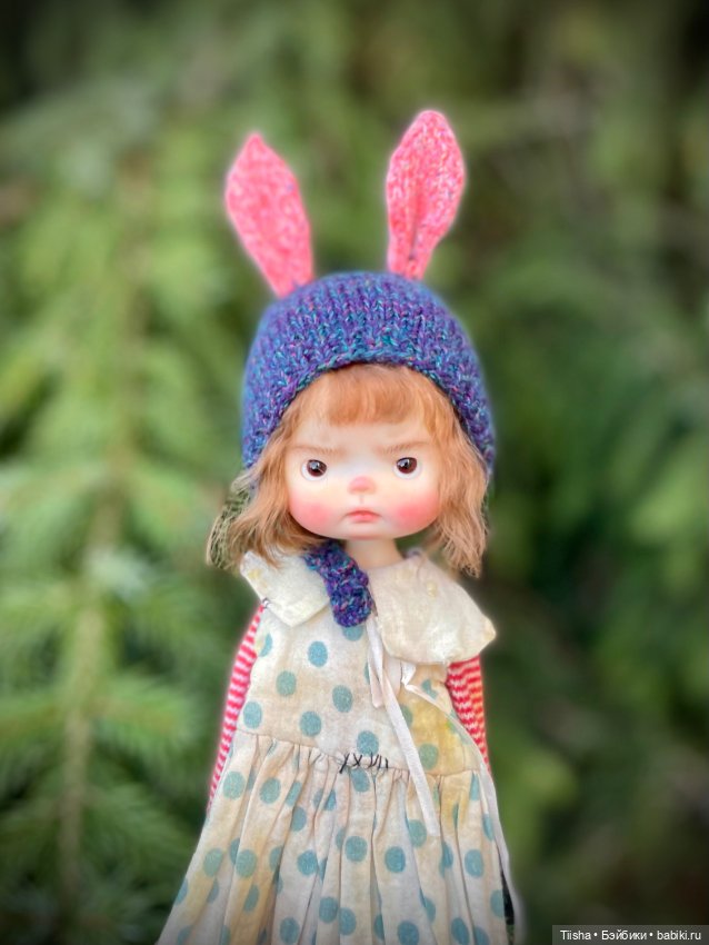 Яркие шапочки для Daya doll и Bubble от itswafflecon