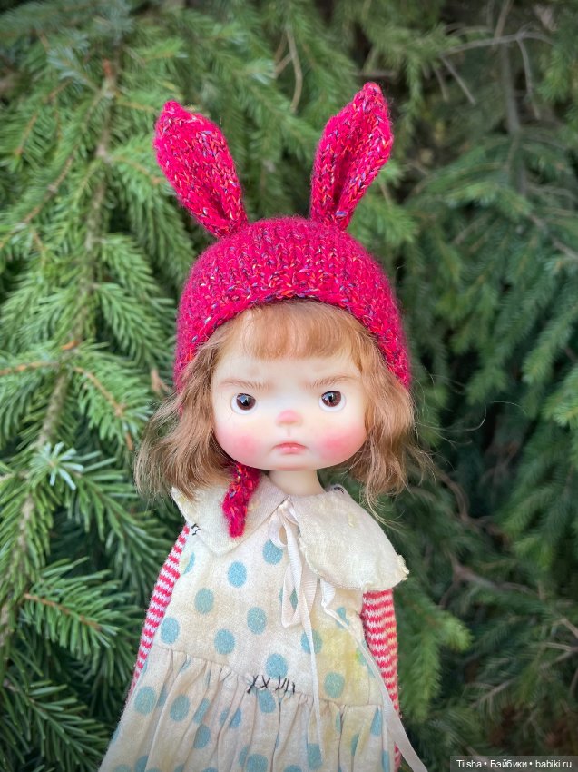 Яркие шапочки для Daya doll и Bubble от itswafflecon